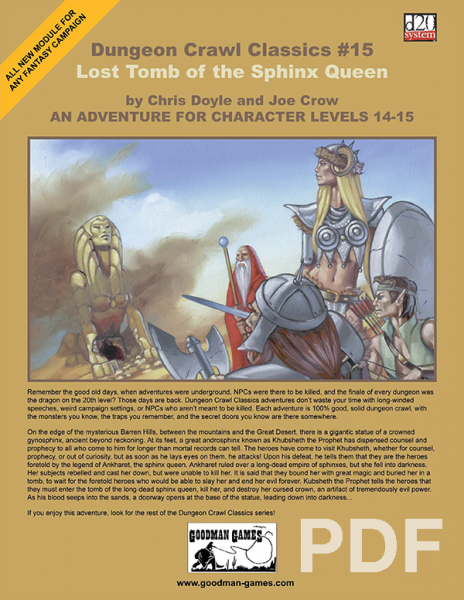 Cover of Lost Tomb of The Spinx Queen
