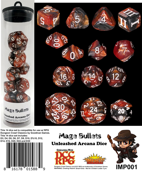 Mage Bullets Unleashed Arcana Dice Set