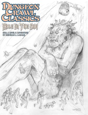 Dungeon Crawl Classics #86: Hole in the Sky - Sketch Cover - Print + PDF
