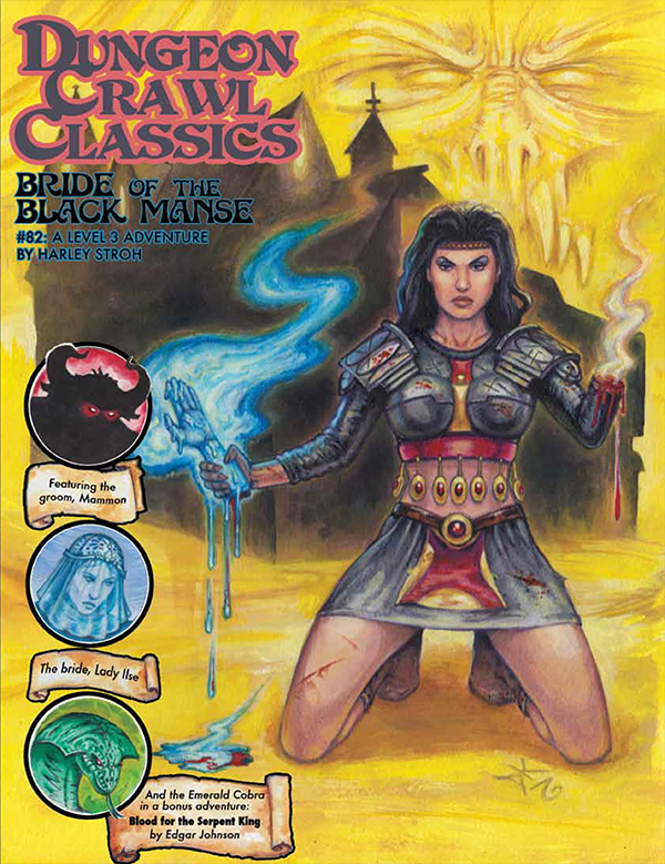 Cover of Dungeon Crawl Classics #82: Bride of the Black Manse