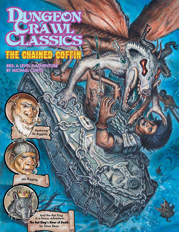 Cover of Dungeon Crawl Classics #83: The Chained Coffin