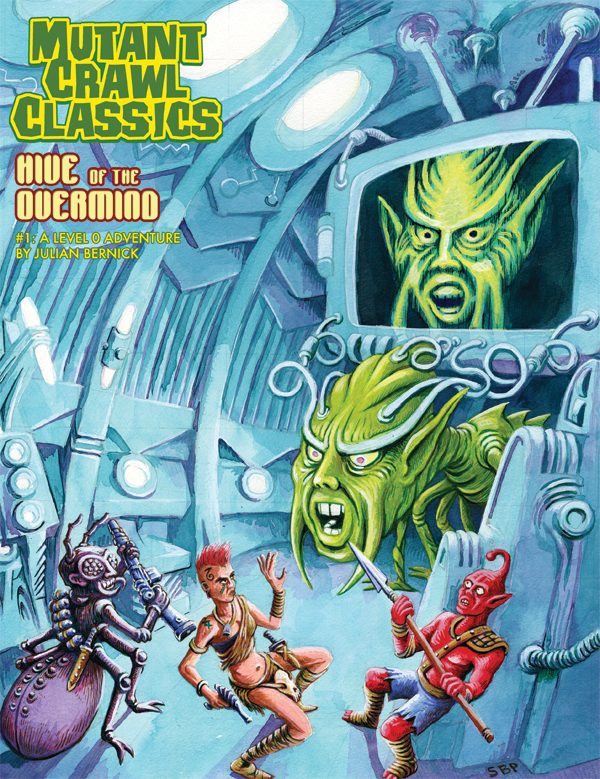 Mutant Crawl Classics RPG MCC Hive of the Overmind Adventure GMG6211 Lvl 0 