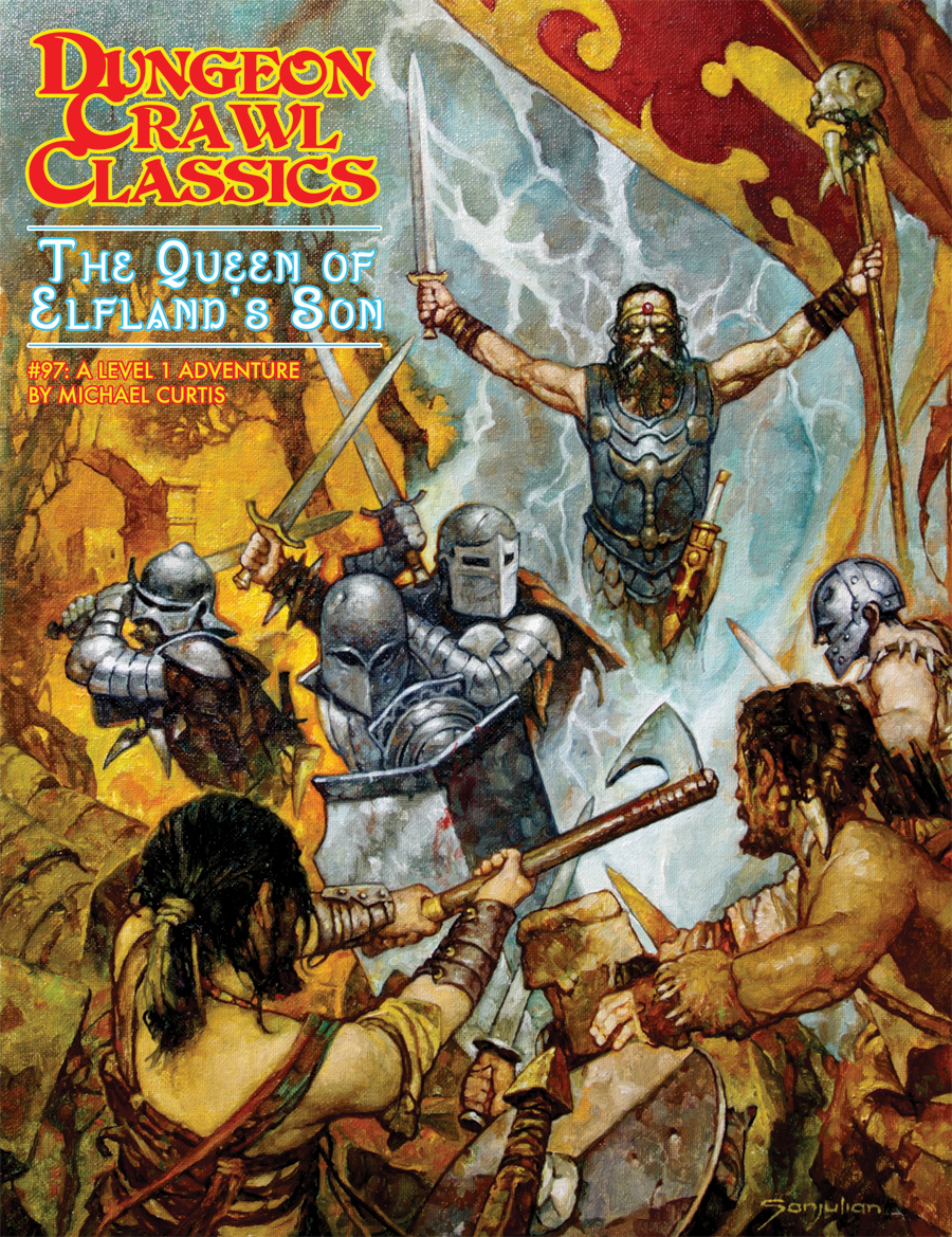 Cover of Dungeon Crawl Classics #97: The Queen of Elfland's Son