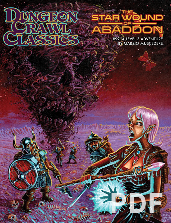 Dungeon Crawl Classics #99: The Star Wound of Abaddon – PDF
