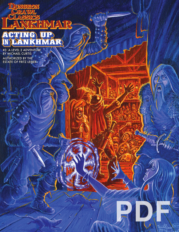 Cover of Dungeon Crawl Classics Lankhmar #3: Acting Up in Lankhmar