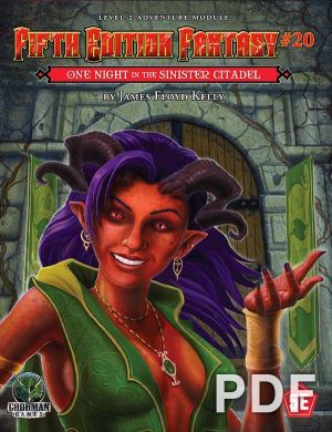 Fifth Edition Fantasy #20: One Night In The Sinister Citadel - PDF