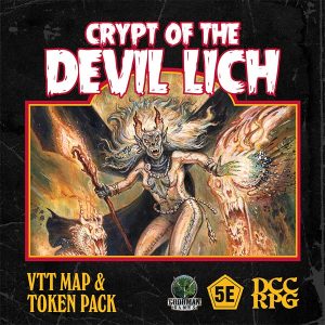 Crypt of the Devil Lich - VTT Map + Token Pack