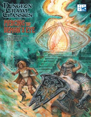DCC RPG: Piercing the Demon’s Eye – Free RPG Day 2023 – Print + PDF