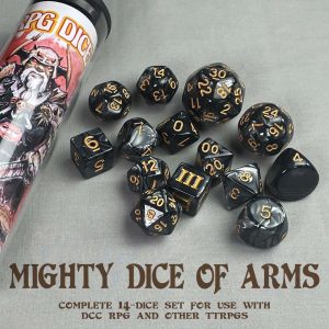 DCC RPG Dice – Mighty Dice of Arms
