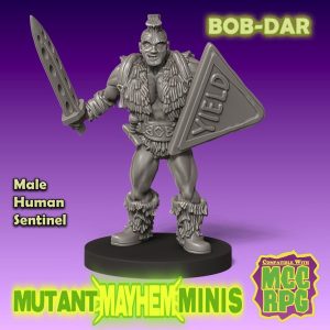 Mutant Mayhem Minis: Bob-Dar 3D-Printable Miniature