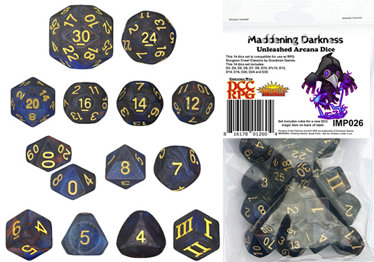 Maddening Darkness Dice Set - Goodman Games Store
