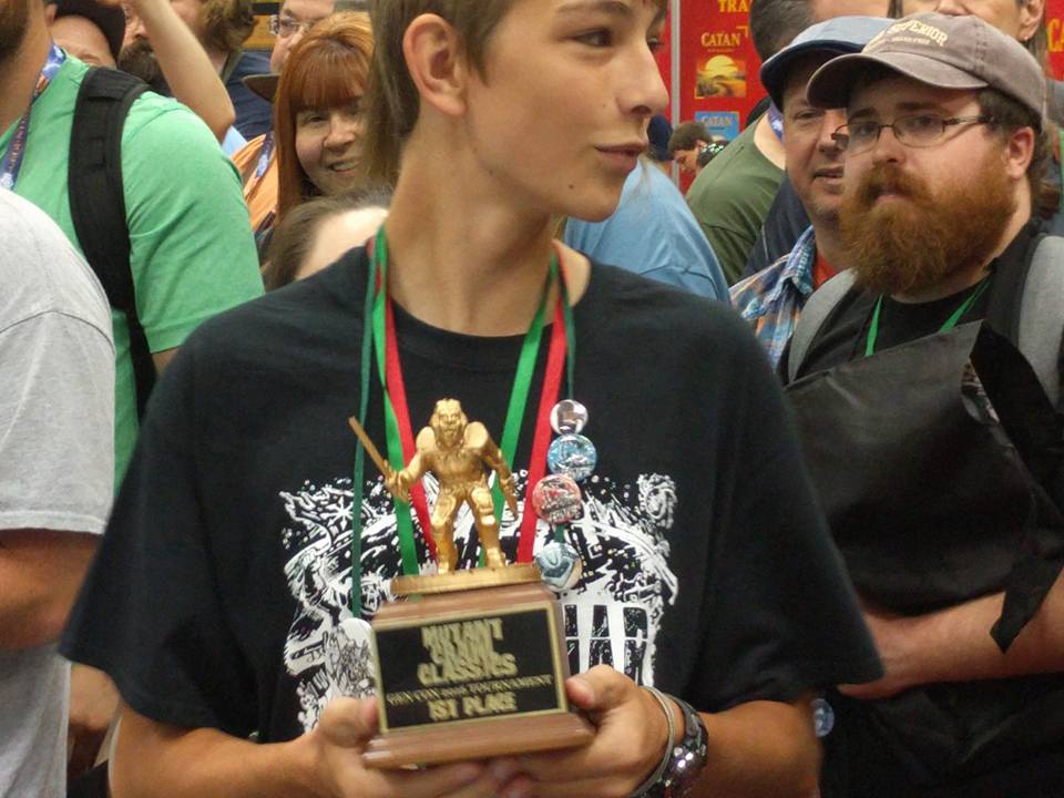 Connor Skach won 1st place in the Mutant Crawl Classics tournament, so make sure he's on your apocalypse survival team.