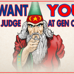 We Want You…To Judge At Gen Con 2020!