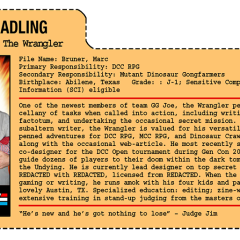 G.G. Joe File Card: The Wrangler