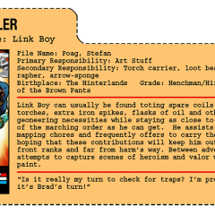 G.G. Joe File Card: Link Boy
