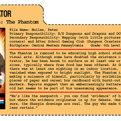 G.G. Joe File Card: The Phantom