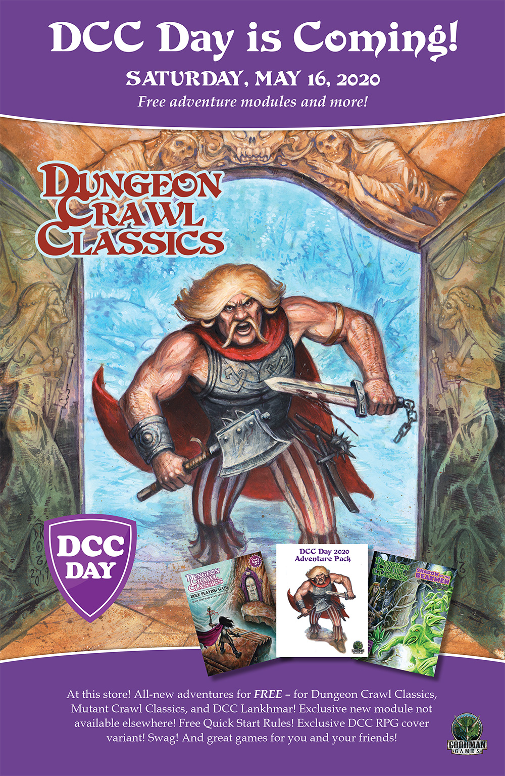 DCC Day Is Coming In May!Goodman Games