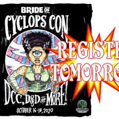 Event Registration Opens Tomorrow for Bride of Cyclops Con!