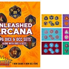 Still Time to Pledge for New DCC Dice Sets!