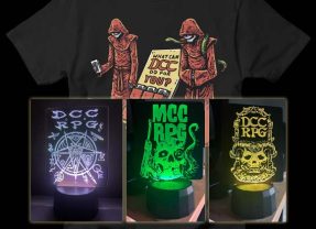 DCC Cultist Gear in the Online Store! Tees and Blacklights!