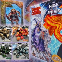 DCC #100, Character Record Folio, and 4 Elemental Dice Sets New In The Online Store!