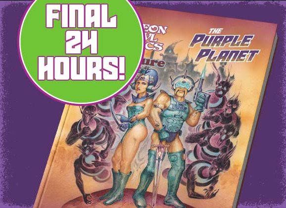 Final 24 Hours For Exclusive Stretch Goals on The Purple Planet!