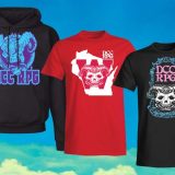 New Wisconsin DCC Tees, Demon Skulls and DCC Hoodies Premiere at Gary Con Today!